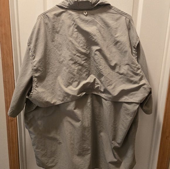 Tallwoods Elementwear Fishing Shirt Vented Short Sleeve Button Up XXL - Picture 3 of 7